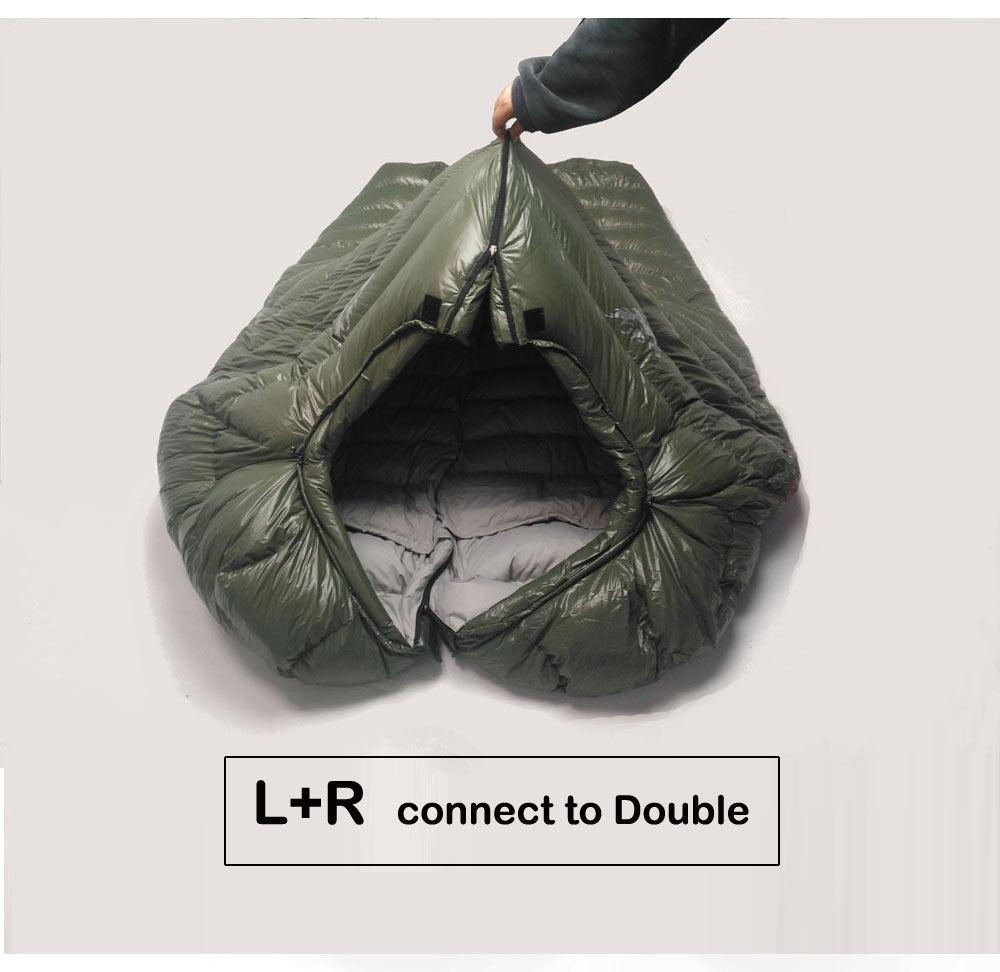Kamperbox Outdoor Down Sleeping Bag Winter Warm And Waterproof Outdoor Sleeping Bag Camping Tourism Down Sleeping Bag