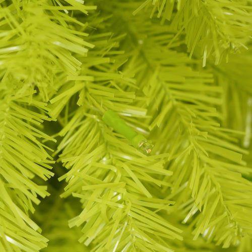 5FT Hinged Fir Artificial Fir Bent Top Christmas Tree, Xmas Tree Bendable Santa Hat Style Christmas Tree Holiday Decoration,400 Branch Tips,  LED Lights X-mas