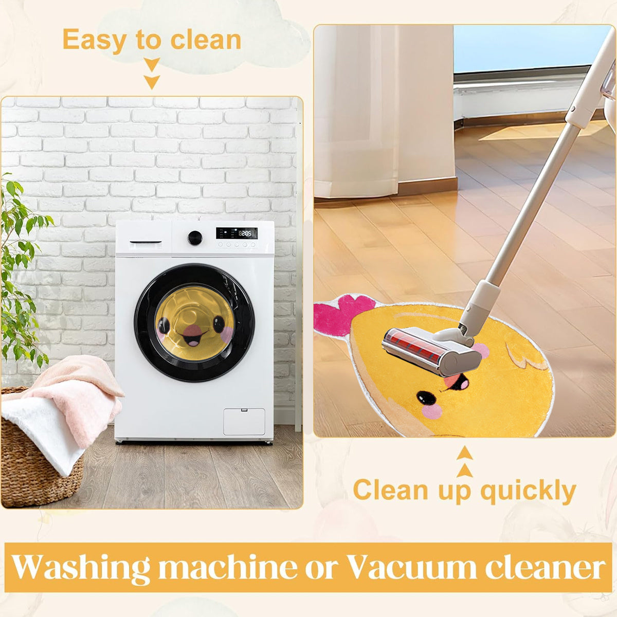 Chick Bathroom Rug 24x15 Inch Spring Welcome Doormat Cute Non-Slip Washable Carpet For Bathroom Bedroom Living Room Spring Bathroom Decor Easter Decoration For Easter Mother's Day Party Birthday Gift