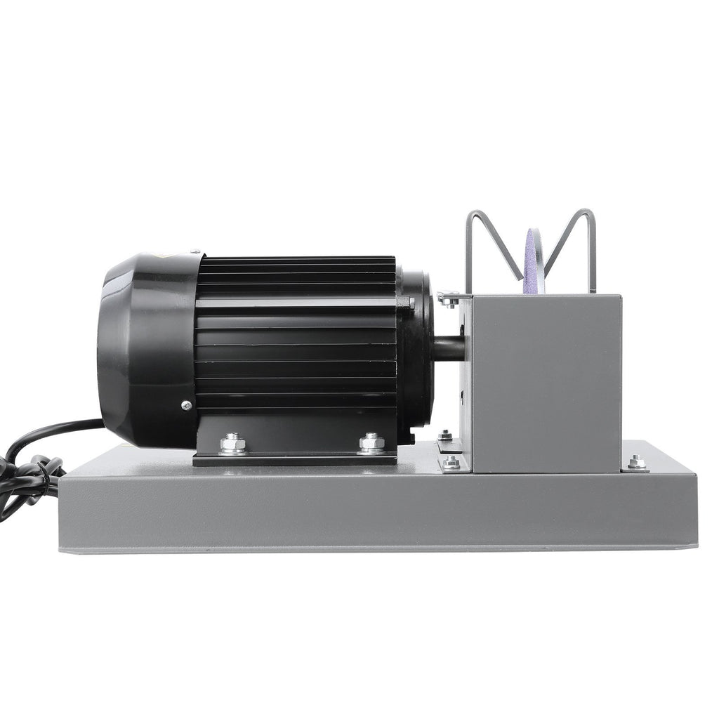 VEVOR Lawn Mower Blade Sharpener, 500W Lawnmower Blade Grinder With 7-inch Ceramic Grinding Wheel, Powerful Bench Mower Sharpening Machine For High Low Lift Blades, Gator Blades, Flat Blades