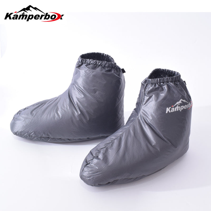 Kamperbox Down Slippers Down Socks Camping Down Booties For Sleeping Bag Camping AQ3