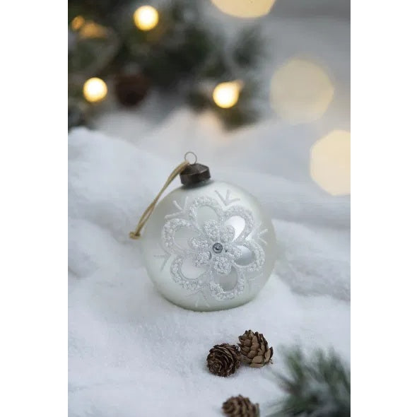 D3.9 Christmas Ball Ornaments, Glass Decorative Hanging Ball Christmas Tree Ornaments For Holiday Party Decorations, Set Of 6