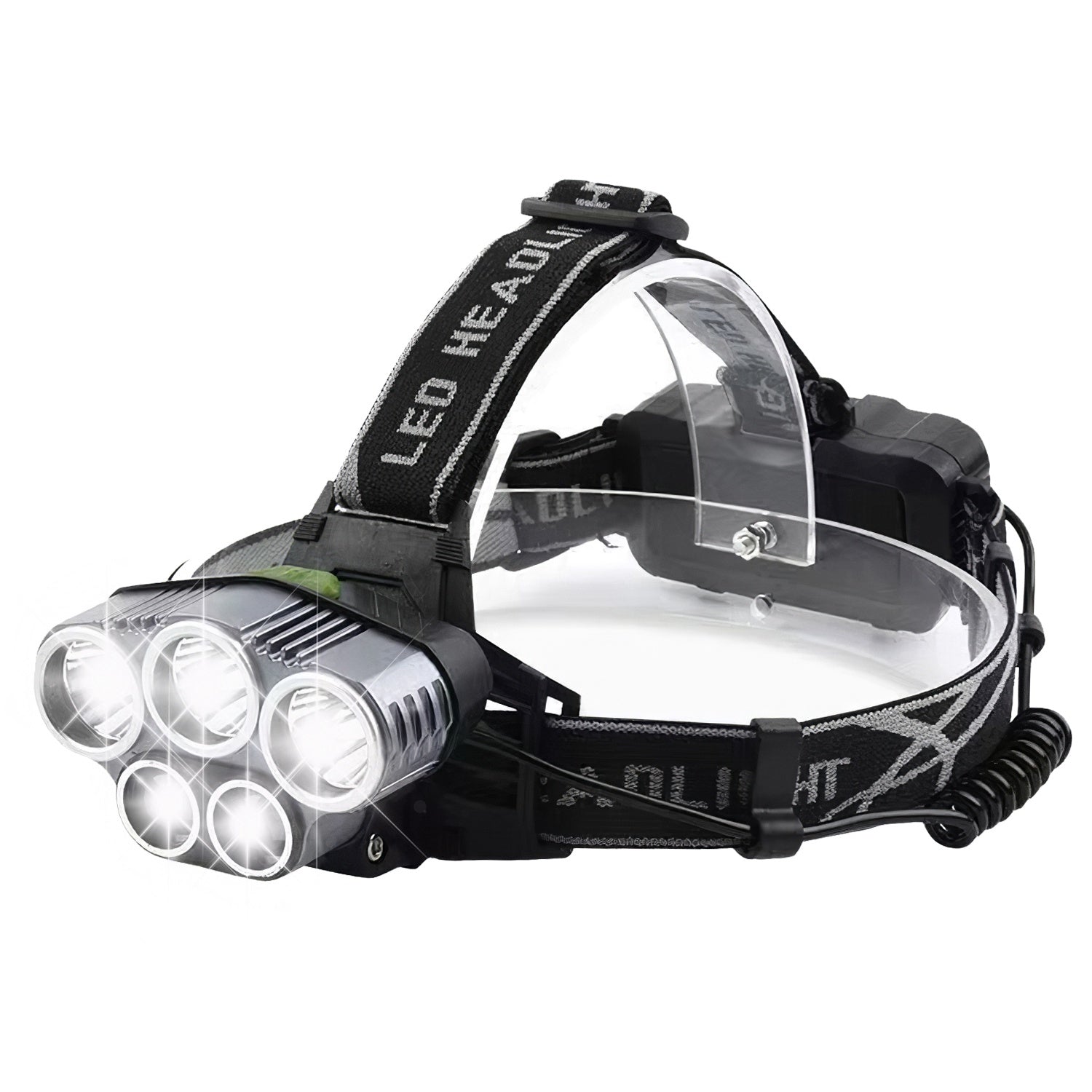 Rechargeable Headlamp 20000 Lumen LED Headlight 6 Modes Headlamp Flashlight For Camping Cycling Hiking Hunting Emergency