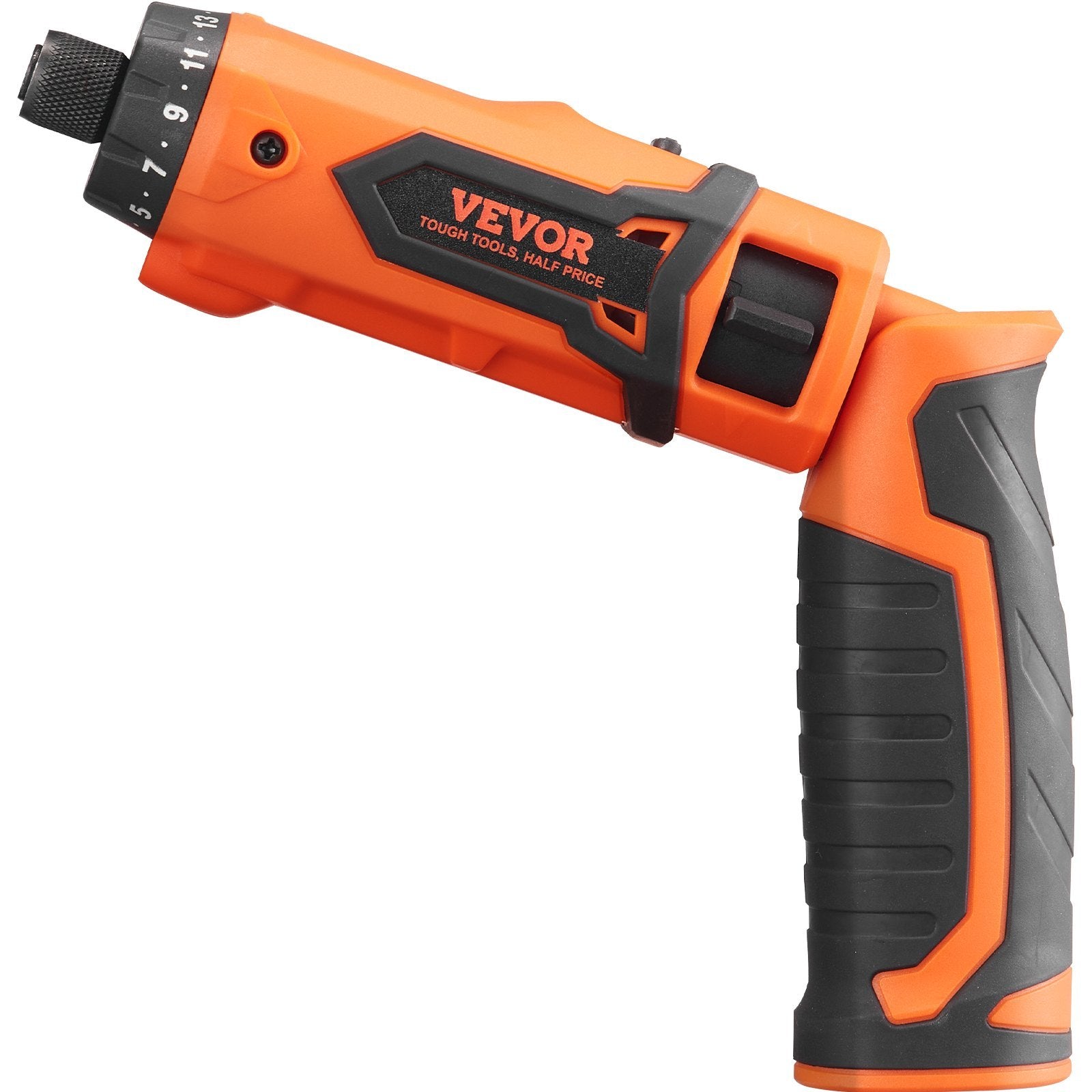 VEVOR Cordless Screwdriver, 4V 7Nm Electric Screwdriver Rechargeable Set With 11 Accessory Kit And Charging Cable, LED Light Dual Position Handle, Nut Drivers Magnetic Bit Holder Tool Kit Home Repair