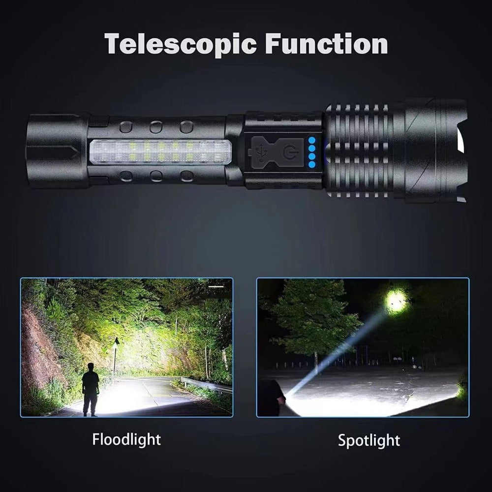 Ultra-bright Multi-function Flashlight - A Must-have For Outdoor Adventures And Rescues, Portable, Durable, And Available In A Variety Of Types
