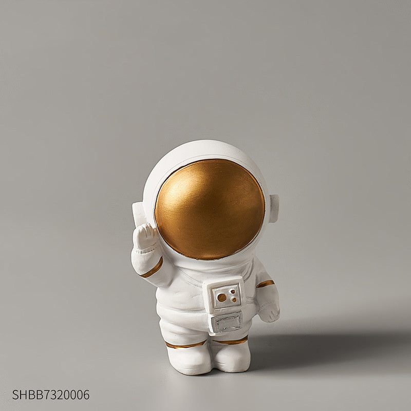 Astronaut Clock Ornaments Desktop Creative Small Clock