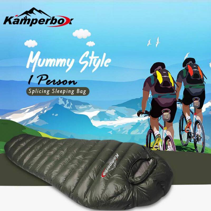Kamperbox Outdoor Down Sleeping Bag Winter Warm Sleeping Bag