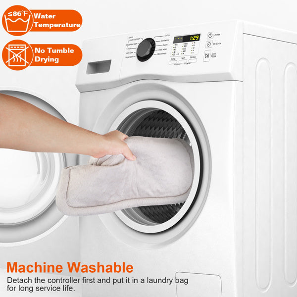 22.4 X 16.3 Inch Large Neck And Shoulder Weight Heating Pad Electric Heating Rapid Heating Pad Neck Wrap Cushion For Pain Relief With 6 Temperature Settings 4 Timer Modes Machine Washable