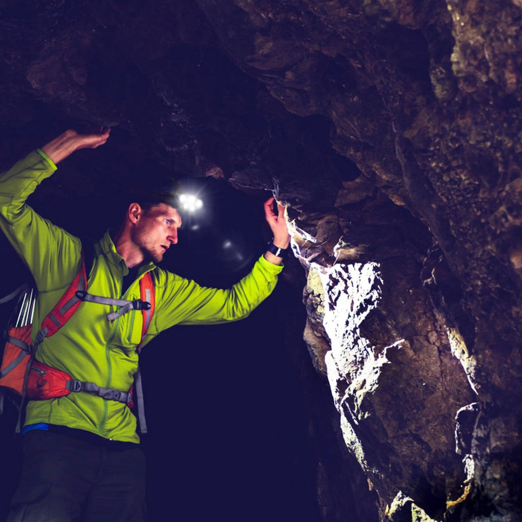 Rechargeable Headlamp 20000 Lumen LED Headlight 6 Modes Headlamp Flashlight For Camping Cycling Hiking Hunting Emergency